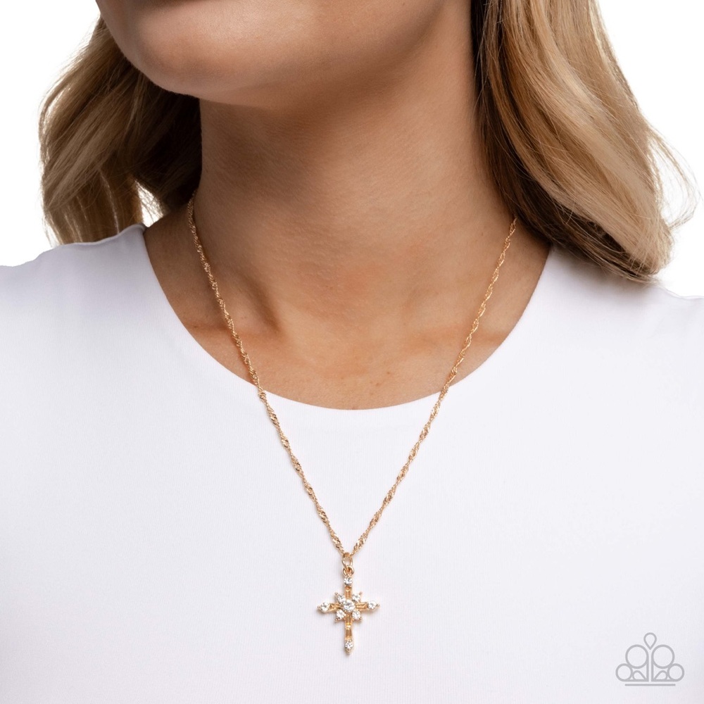 Graceful Glory - Gold Necklace